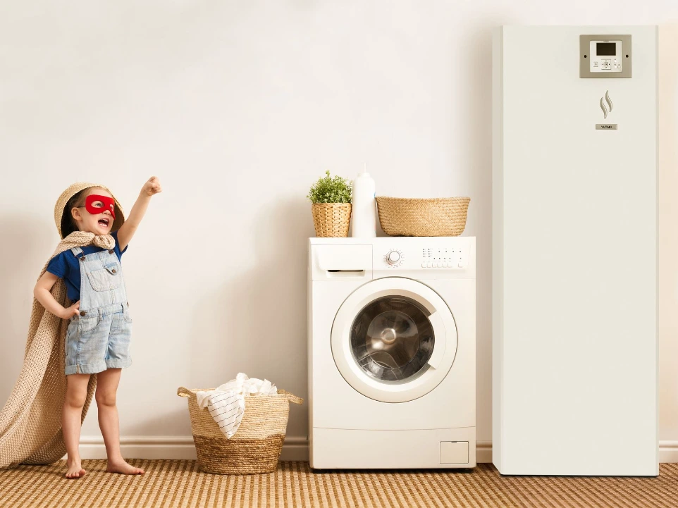 Pompe à chaleur en intérieur